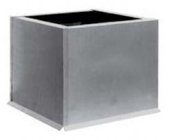 17.5" square x 20" tall Roof Curb w/ 4:12 Pitch Vented