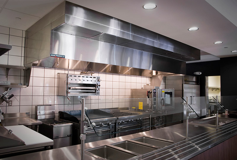 Commercial Kitchen Wall Canopy Hood