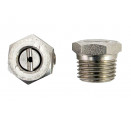 Duct Cleaning Spinners  - DRIPLOC STINGER Duct Cleaner Low Profile Stainless Steel 1/8" Meg Body Spray Nozzles - 2 Pack