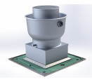 Driploc Grease Containment - DRIPLOC Rooftop 360 Grease Containment System: Model 4412 / For Curbs 27" - 65"