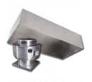 Restaurant Hood and Fan System - 6' Type 2 Condensate Hood and Fan Package
