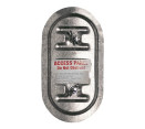 View All Access Doors  - 24" x 18" Ductmate F2 Grease Duct Sandwich Access Door – Round Duct - Extended Bolts for Duct Wrap
