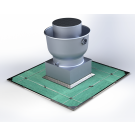 Driploc Grease Containment - DRIPLOC Rooftop 360 Grease Containment System For Curbs 4" - 34"