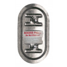 Duct Access Doors - 8" x 4" Ductmate F2 Grease Duct Sandwich Access Door - Flat Duct – Extended Bolts for Fire Wrap
