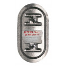 View All Access Doors  - 8" x 4" Ductmate F2 Grease Duct Sandwich Access Door – Round Duct - Extended Bolts for Fire Wrap